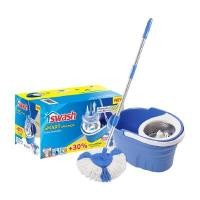 ราคา SWASH ชุดถังปั่นสปินม็อบพร้อมไม้ถูพื้น ตะแกรงสเตนเลส (YB24633)