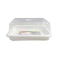 ราคา GWARE ที่คว่ำแก้วพลาสติกพร้อมฝาปิด รุ่น SHC-442AB สีขาว ขนาด 40.5 x 31.5 x 16.5 ซม. (YC07662)