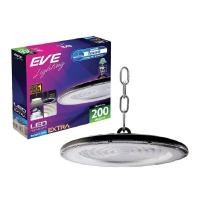ราคา EVE LIGHTING โคมไฟไฮเบย์ LED 200W Daylight รุ่น UFO Extra 200W DL สีดำ (YB43804)