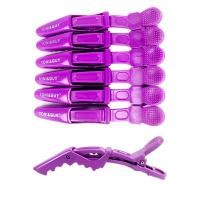 ราคา TONI&GUY กิ๊บปากจระเข้ แบบติดแน่น แพ็ค 6 ตัว ผิวเรียบมัน ขนาดยาว 11 ซม. ปากกว้าง 85 องศา ไม่เลื่อนหลุด ไม่กินเส้นผม ปรับระดับตามปริมาณเส้นผมได้ มุมปากโค้งมน ผลิตจากวัสดุคุณภาพเกรด A - สีม่วง (Y066