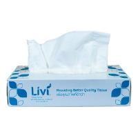 ราคา LIVI กระดาษเช็ดหน้า 60 แผ่น หนา 2 ชั้น (48 กล่อง/ลัง) (0099873)