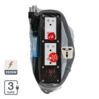 ราคา บล็อกยาง 2x6 พร้อมสายไฟ VCT 3x1 SOKAWA รุ่น S-261 ขนาด 3 เมตร สีน้ำตาล (Y034759)