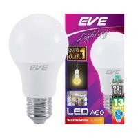 ราคา หลอดไฟ LED 13 วัตต์ Warm White EVE LIGHTING รุ่น LED A60 E27 (Y037355)
