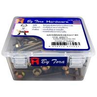 ราคา สกรู ป/ส ยึดกระเบื้องลอนคู่ โครงเหล็ก BY TORA 10x2-1/2"(65mm.) 100EA 1 กล่อง (Y089889)