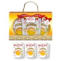 ราคา HOTTA ชุดของขวัญน้ำขิง ขิง 100% ไม่มีน้ำตาล HG-SET4 (10 ซอง x 3 ถุง) (YA22928)
