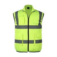 ราคา เสื้อพัดลมแขนกุดติดแถบสะท้อนแสง รุ่น KTFMJ-1 สีเขียว ไซส์ 3XL (YC03294)