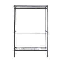 ราคา โครงตู้เสื้อผ้า 2 ราว INDEX LIVING MALL รุ่น ไวร์เน็ท ขนาด 120 ซม. - สีดำ (Y082753)