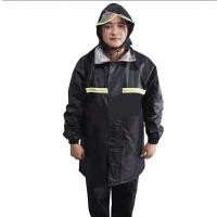 ราคา เสื้อ-กางเกงกันฝน คาดแถบสะท้อนแสง 1 แถบรอบตัว รุ่น ST-RCA03-B สีดำ Free-size (YA07992)