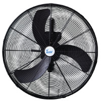 ราคา YUSHI พัดลมอุตสาหกรรมติดผนัง รุ่น YSW-65E สีดำ 26 นิ้ว (YA20393)