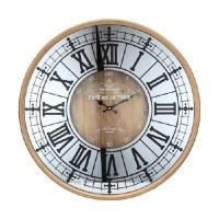 ราคา INDEX LIVING MALL นาฬิกาติดผนัง รุ่นจิลลิทาลัน สีไม้ธรรมชาติ/ดำ ขนาด 26.8 นิ้ว (YA28559)