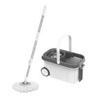 ราคา KASSA HOME ชุดถังปั่นม็อบตะแกรงสเตนเลส ขนาด 8 ลิตร พร้อมไม้ถูและอะไหล่ผ้า 2 ชิ้น รุ่น WYL-36 (YB97976)