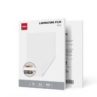 ราคา DELI แผ่นเคลือบ รุ่น ET172 ขนาด A4 75MIC (บรรจุ 100 แผ่น) (YD07506)