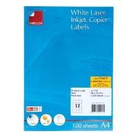 ราคา ป้ายสติกเกอร์เลเซอร์/อิงค์เจ็ท เลเบลลอน LJ112 (5292420)