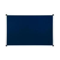 ราคา บอร์ดกำมะหยี่ขอบอลูมิเนียม 90x120 ซม. น้ำเงิน ONE (7002471)