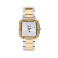 ราคา US MASTER POLO CLUB นาฬิกาข้อมือ รุ่น TIMES SQUARE CLASSIC สี SILVER/GOLD/WHITE (YC42012)