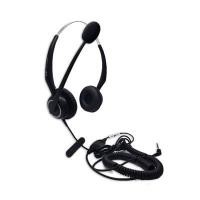 ราคา VT ชุดหูฟังมีไมค์แบบหูคู่ รุ่น VT5000 DUO Jack 2.5 mm. สำหรับ Analog Phone Panasonic (Y010149)