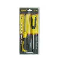 ราคา ไขควง 2 ตัวชุด แบน+แฉก 4 นิ้ว ด้ามหุ้มยาง ตอกได้ AT IND (Y016693)