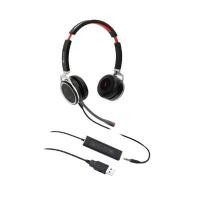 ราคา VT ชุดหูฟังมีไมค์แบบหูคู่ รุ่น VTX208 DUO 2in1 USB &amp; Jack 3.5 mm. สำหรับ Smartphone &amp; Notebook (Y034019)