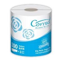 ราคา CORRECT กระดาษชำระม้วนใหญ่ 2 ชั้น ขนาด 300 ม. แพ็ค 3 ม้วน (0002582)