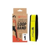 ราคา FITBAND ยางยืดออกกำลังกาย 9 ห่วง สีเหลือง Lv.1 ความยาว 1.90 เมตร (0098607)