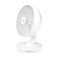 ราคา ANITECH พัดลมชาร์จไฟ USB รุ่น SMF-09 สีขาว ขนาด 8 นิ้ว ปรับได้ 3 ระดับ พร้อมโคมไฟ (0099574)