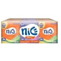 ราคา NICE กระดาษเช็ดปากป๊อปอัพ ขนาด 86 แผ่น แพ็ค 6 (0099608)