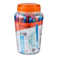 ราคา QUANTUM ปากกาลูกลื่น รุ่น Skate 555 สีน้ำเงิน ขนาด 0.5 มม. (50ด้าม) (1003465)