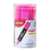 ราคา ปากกาเน้นข้อความ ชมพู (แพ็ค6ด้าม) โมนามิ 20767A (1006057)