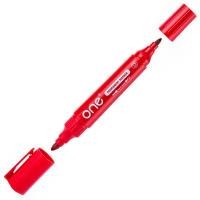ราคา ปากกามาร์คเกอร์ 2 หัว แดง ONE AH317 (1007688)