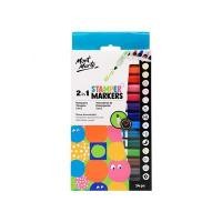 ราคา MONT MARTE ชุดปากกามาร์คเกอร์+ตัวปั๊ม 2in1 (14ด้าม) (1009867)