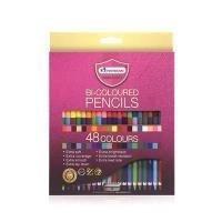 ราคา ดินสอสีไม้ยาว 2 หัว (48 สี) มาสเตอร์อาร์ต Super Premium (1010062)