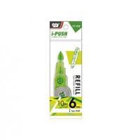 ราคา รีฟิวล์เทปลบ ขนาด 6.0 มม. x 10 ม. (สีเขียว) SDI CT-316R (1012150)