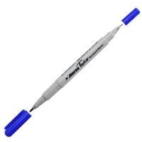 ราคา ปากกามาร์คเกอร์ 2 หัว น้ำเงิน ตราม้า H-41 (1081273)