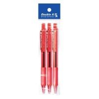 ราคา ปากกาลูกลื่น Double A TriTouch 0.5มม. แดง(แพ็ค3ด้าม) (1091583)