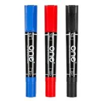 ราคา ONE ปากกามาร์คเกอร์ 2หัว คละสี (แพ็ค3ด้าม) (1093772)
