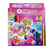 ราคา HORSE ดินสอสีไม้แท่งยาว 48 สี รุ่น BRILLIANT (1093815)
