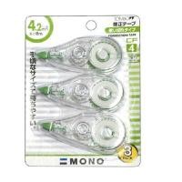 ราคา เทปลบคำผิด 4.2 มม.x8 ม. (3ด้าม) (CT-CF4) ทอมโบว CT-CF (1311160)