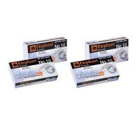 ราคา ELEPHANT ลวดเย็บกระดาษ รุ่น TITANIA เบอร์ 10 (4 กล่อง/แพ็ค) (2000127)