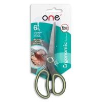 ราคา กรรไกร ONE BR1 สีเทา-เหลือง 6 นิ้ว (2003206)