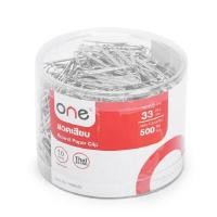 ราคา ลวดเสียบกระดาษกลม 33มม. เงิน ONE 100433Z (2003991)