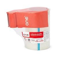 ราคา ONE เทป OPP ปิดกล่องพร้อมที่ตัด สีใส ขนาด 48มม. x 45หลา (แพ็ค 3) (3090577)