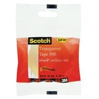 ราคา SCOTCH เทปใส 500 แกน 1 นิ้ว ขนาด 18 มม. x 33 เมตร (3101030)