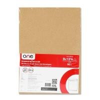 ราคา ซองเอกสารน้ำตาล BA 9x12 3/4นิ้ว 110แกรม(แพ็ค50ซอง) ONE (5005760)