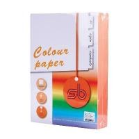 ราคา กระดาษสีถ่ายเอกสาร#A9 A4 80แกรม ส้ม 500แผ่น SB (5024060)