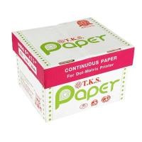 ราคา T.K.S. กระดาษต่อเนื่อง ไม่มีเส้น ขนาด 9x11 นิ้ว 2 ชั้น (1,000 ชุด) (5040340)