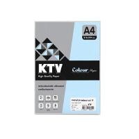 ราคา KTV กระดาษการ์ดสี K Colour 160แกรม A4 (50แผ่น) สีฟ้า KTV #11 (5097118)