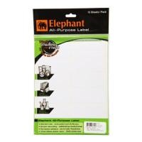 ราคา Elephant ป้ายสติกเกอร์ แล็ป ตราช้าง ขนาด A12 34x79 มม. (5291420)