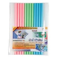 ราคา แฟ้มโชว์เอกสารสันรูดA4สัน10มม.คละสี แพ็ค12เล่ม ออร์ก้า (6000290)