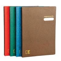 ราคา สมุดเสนอเซ็นปกกระดาษ 27.5x38ซม. คละสี (17แผ่น) พี.เค. (6003274)