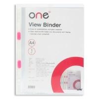 ราคา แฟ้มโชว์เอกสาร A4 ใส (10ซอง/เล่ม) ONE (6003892)